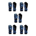 thumbnail image 3 of Guardurnaity Guantes para niños Guantes de ciclismo Unisex Snowboard en frío Estampado Manopla Niñas Niños Guantes a prueba de viento Type2 NO2, 3 of 6