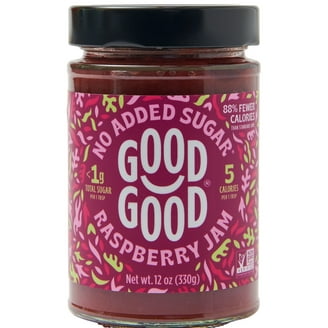 GOOD GOOD No Sugar Added Fruit Jam Variety 4-Pack - Keto, Vegan, Low Carb & Low Calorie