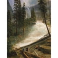 thumbnail image 3 of Bierstadt, Albert 19x24 Black Modern Framed Museum Art Print Titled - Nevada Falls, Yosemite, 3 of 5