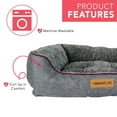 Vibrant Life Urban Lounger Pet Bed, Medium, Grey