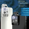 thumbnail image 3 of MYG Portable Mobile Phone Microscope 200X HD Identification Jewelry Magnifying Lens, 3 of 8