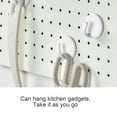 thumbnail image 4 of HLONK 2Pcs Magnetic Hooks Hanger Hold Plastic Strong Magnet Set Heavy Duty Home Holder, 4 of 7