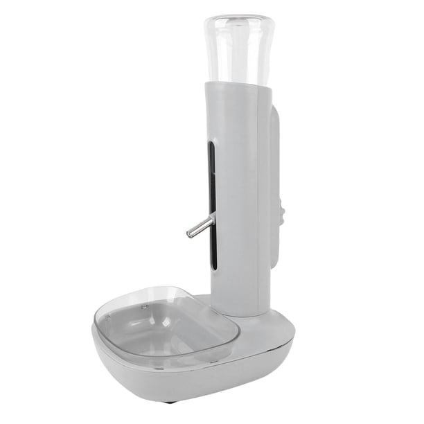 Alimentador Automático De Dispensador De Agua Para Mascotas, Gran Capacidad Cómoda Alimentación Portátil Ajustable Altura Pie Agua Dispensador De Comida Para El Hogar