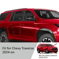 thumbnail image 6 of Voron Glass in-Channel Extra Durable Rain Guards for Chevrolet (Chevy) Traverse 2024-2026, Window Deflectors, Vent Window Visors, 4 Pieces - 200798, 6 of 8