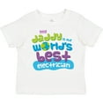 thumbnail image 3 of Inktastic Worlds Best Electrician Daddy Boys or Girls Toddler T-Shirt, 3 of 5