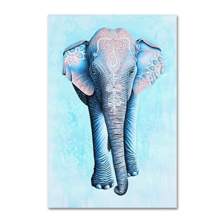 Trademark Fine Art 'Painted Asian Elephant' Canvas Art by Michelle