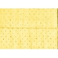 thumbnail image 1 of Ahgly Company Indoor Rectangle Solid Yellow Modern Area Rugs, 4' x 6', 1 of 4