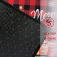 thumbnail image 6 of Buffalo Plaid Red Truck Christmas Kitchen Rugs and Mats Set of 2, Merry Christmas Tree Gnomes Snow Winter Holiday Party Low-Profile Floor Mat Decorations for Home Kitchen 17"x47"+17"x30", 6 of 6