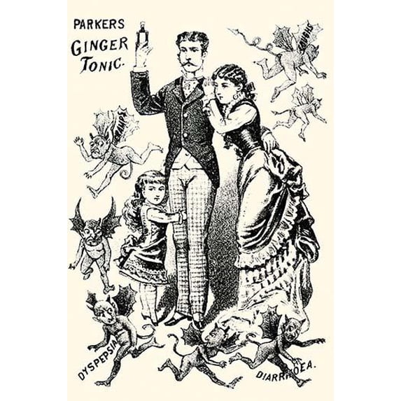 Parker's Ginger Tonic-Fine Art Canvas Print (20" x 30")