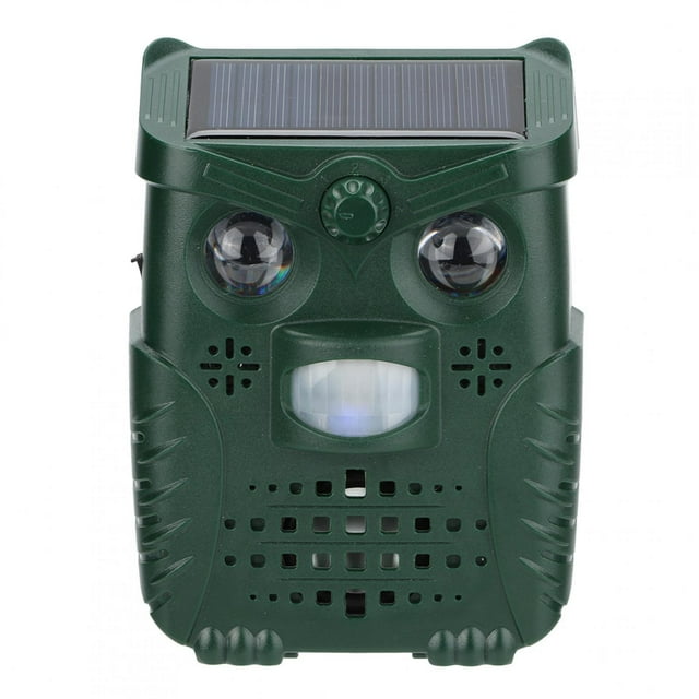 Repelente ultrasónico de animales, plástico ABS, sonido ultrasónico, repelente ultrasónico de aves, repelente de aves construido para el futuro