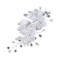 thumbnail image 4 of Horquillas para el pelo para boda, accesorios decorativos para fiestas, novedosos, ligeros, regalo para fiestas, pinzas para el pelo, para Alambre de plata blanco, 4 of 10