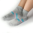 thumbnail image 6 of Fruit of The Loom Baby and Toddler Girl Breathable Cool Zone Ankle Socks, 18-Pack, Sizes 6M-5T, 6 of 7