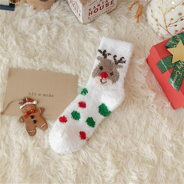 7 Paires De Chaussettes Moelleuses Pour Femmes Chaussettes De Lit En Polaire Confortables Chaussettes D hiver Pour Femmes Chaussettes De Nol Chaus Walmart en linea