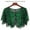 Black Green, variant on Raenseen Women's Vintage Glitter Bolero Shrugs Sequin Cardigan for Evening Dress Cover Up Cape Champagne One Size
