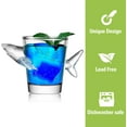 thumbnail image 3 of Shark Shot Glasses Set of 6 – 2oz Unique Animal-Shaped Glass Cups for Parties, Bartending, Home Bar & Gift Ideas – Durable, Dishwasher Safe & Fun Drinking Accessories, 3 of 3
