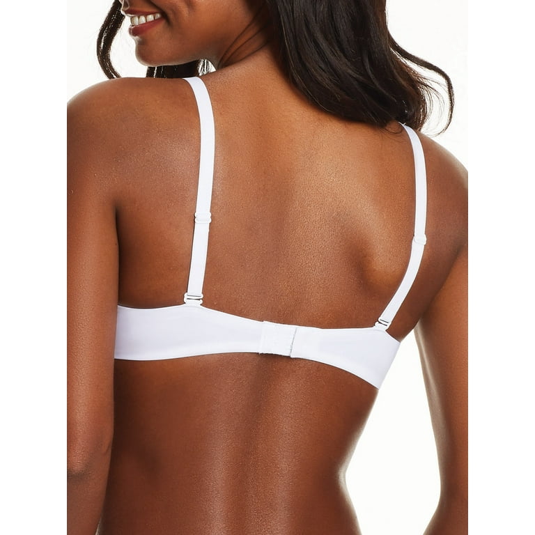 Maidenform One Fab Fit Everyday Modern Demi Underwire Bra White