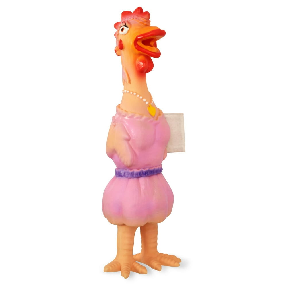 Vibrant Life Playful Buddy Latex Chicken Dog Toy, Character May Vary