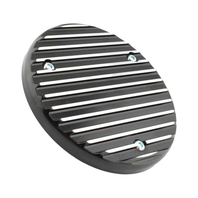 Transemion Engine Cover Durable Right Side for Accessory CB350 Professional Black and Silver 14.6cm 1Set