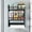 A, variant on Boovnll Folding Kitchen Refrigerator Magnetic Shelf Magnetic Wall Mounted Shelf Clingfilm Bag Seasoning Bottle Storage Shelf