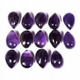 thumbnail image 2 of 52.60Cts Natural Purple Amethyst Pear Cabochon 14pcs Gemstone For Jewelry, 2 of 2