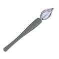 thumbnail image 3 of GOOHOCHY Stainless Steel Painting Spoon Sauce Spoon Silver Cream and Sauce Decoration Chefs 1Pcs, 3 of 8