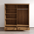 thumbnail image 6 of Topazio 4D2S Solid Wood Wardrobe, 6 of 7