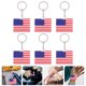 thumbnail image 2 of KAKOWELY llaveros acrílicos con la bandera estadounidense, colgantes decorativos para bolso., 2 of 4