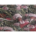 thumbnail image 3 of Ambesonne Meadow Quilted Bedspread Set 3 Pcs, Leaves Greenery Flowers Boho, Twin, Pastel Pink and Dark Pink, 3 of 4