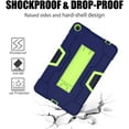 thumbnail image 6 of FIEWESEY for Walmart Onn 8 Pro 8 Inch Tablet Case, Heavy Duty Shockproof Dropproof Hybrid Rugged Armor with Kickstand Full Body Protective Case for Walmart Onn 8 Pro (Model ONA100003561)(Navy/Green), 6 of 7