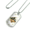 thumbnail image 2 of Deer Diamond Buck Hunting Military Dog Tag Pendant Necklace with Chain, 2 of 5