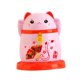 thumbnail image 3 of Caja para palillos de dientes, hisopo de algodón, soporte para palillos de dientes de gato de la suerte de China, con Rosa, 3 of 9
