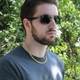 thumbnail image 5 of Men's Cuban Necklace Neck Chain, Adjustable Length, Gold Chain, Silver Chain, 5 of 5