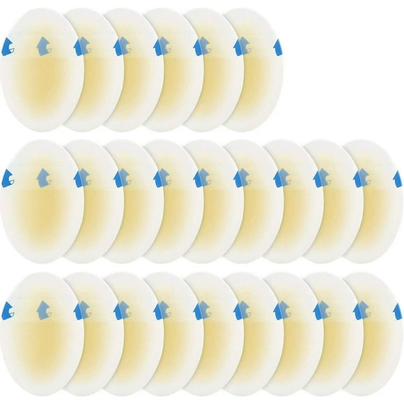 20 Pieces Blister Bandage Blister Gel Guard Heel Pads Cushion Waterproof Adhesive Blister Pads