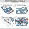 thumbnail image 2 of joogoo Girls' Leggings Cute Cat Face Flower Yoga Pants 7-8T, 2 of 8