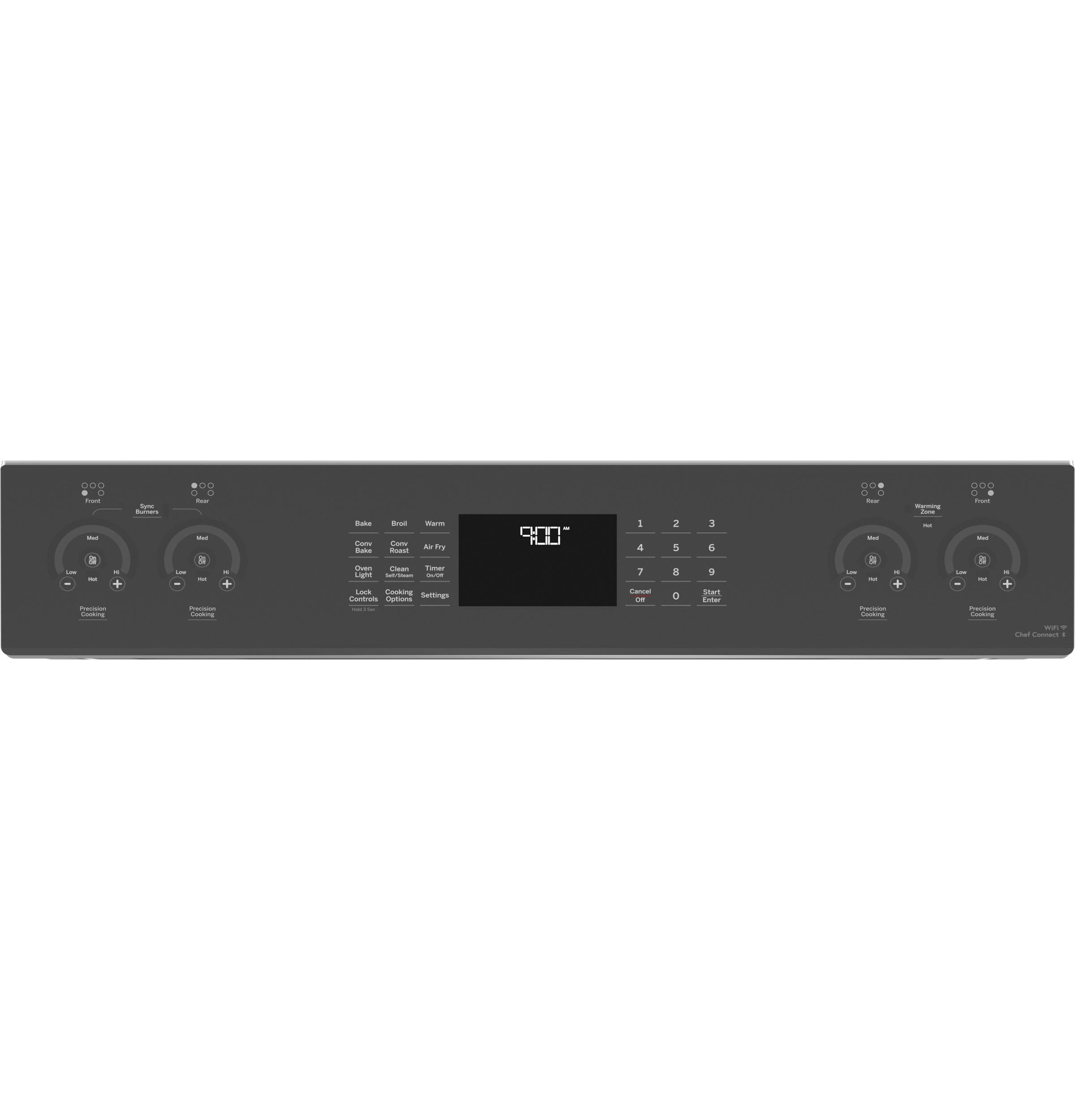 GE Profile 30 in 5.3 cu ft Slide-In Electric Induction Range in Stainless Steel