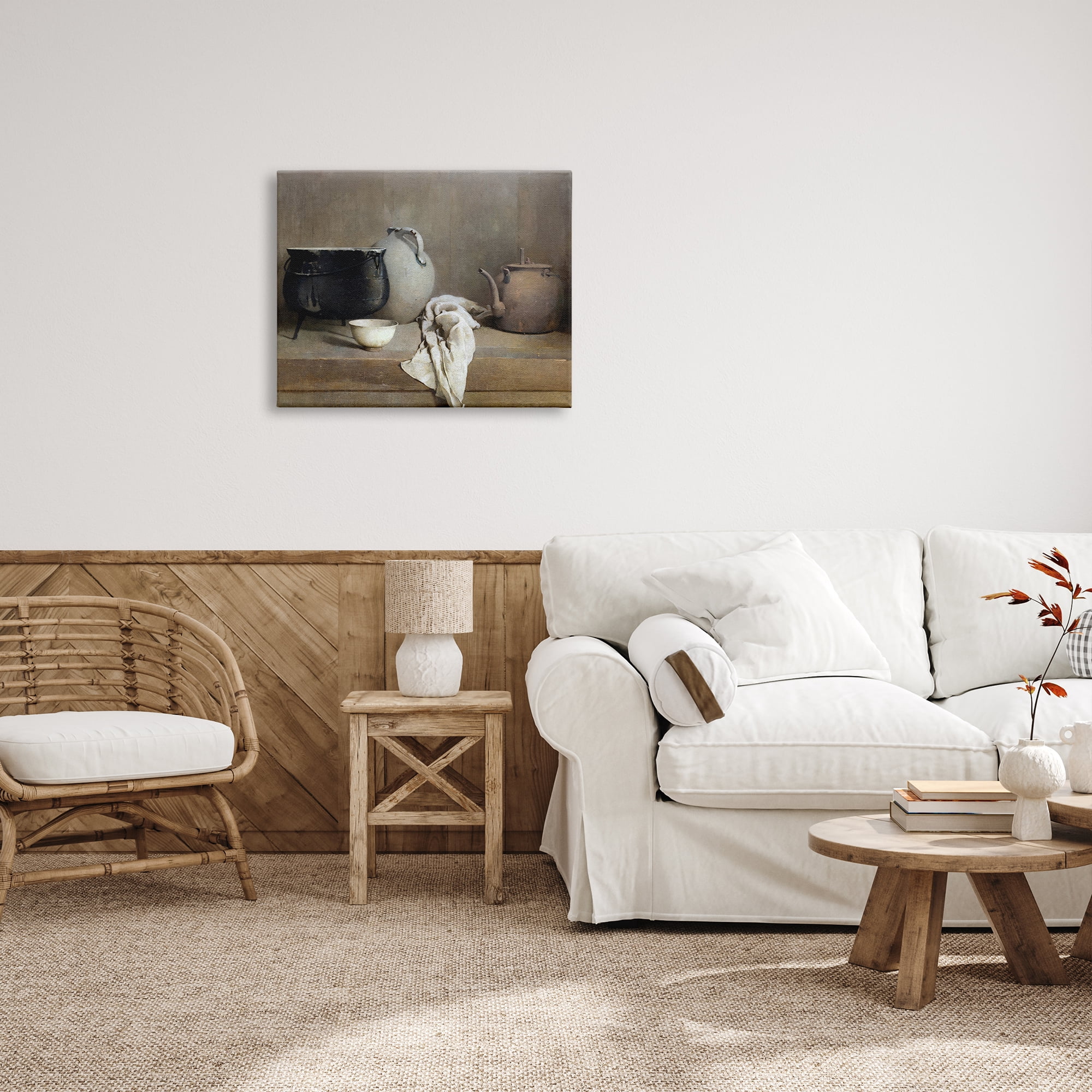 Stupell Industries Classic Still Life Painting Abstract Painting Gallery Wrapped Canvas Print Wall Art, 30 x 24