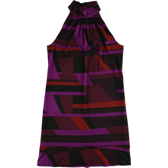 Vestido recto abstracto American Living para mujer rosa 2
