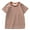 Brown, variant on T Shirts for Girls Summer Children's Short Sleeved Striped T Shirt Pure Boys And Girls Top Baby Base Shirt Girls Shelf Bra