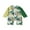 Green, variant on CocMouse Toddler Boy Rash Guard Swimsuit Zip Up Long Sleeve Baby Boy Swimwear