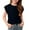 Black T-Shirts for Kids, variant on Cap Sleeve T Shirts for Teens Boys & Girls 4-15 Years Kids Crewneck Tops Juniors Trendy Solid Textured Pullover Going Out Blouses Tees