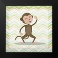 thumbnail image 2 of Allen, Kimberly 20x20 Black Modern Framed Museum Art Print Titled - Monkey Time, 2 of 5