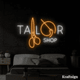 thumbnail image 2 of Craftnamesign Tailor Shop Neon Sign, Tailor Shop LED Signage, Shop Decor, 2 of 4