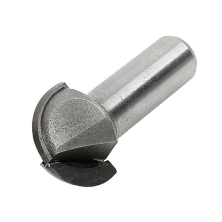 

Unique Bargains Woodworking 1/2 Dia Shank 1 Cutting Dia 2 Flutes Core Box Router Bit