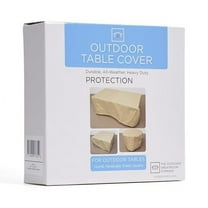 Outdoor Greatroom Company 52" x 33" Protective Fire Pit Cover in Tan