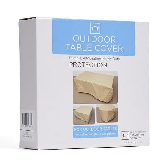 Outdoor Greatroom Company 52" x 33" Protective Fire Pit Cover in Tan