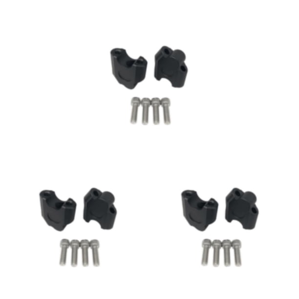 Advancent 2 piezas de accesorios de aleación de aluminio resistente para un rendimiento fiable que hace que el proceso de conducción sea más Type1 NO1