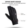 thumbnail image 4 of EARKITY Cycling Gloves, Winter Gloves, Bike Gloves, Touch Screen Warm Gloves, Cold Weather Windproof Cycling Driving Riding Bike Telefingers Thermal Gloves, Non-slip Adjustable Full Finger Mittens, 4 of 5