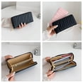 thumbnail image 3 of Portefeuille à Fermeture Éclair en PU Grande Capacité Sac à Main pour Femmes Porte-Cartes Multiples Longs Portefeuilles, 3 of 4