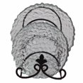 thumbnail image 1 of Benzara BM164615 Plaque Ronde en Verre - Clair&44; Lot de 2, 1 of 1