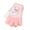 Pink, variant on Kids Cartoon Flip Gloves Winter Thick Warm Boy Girl Half Finger Mittens Outdoor Windproof Children Writing Five Finger Gloves